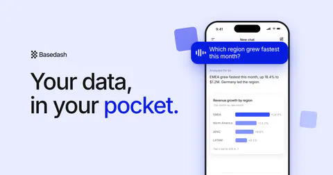 Basedash Mobile: your data, in your pocket