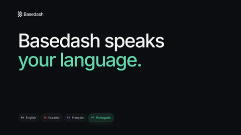 Introducing Basedash in English, Español, Français, and Português