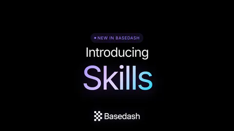 Introducing Basedash Skills