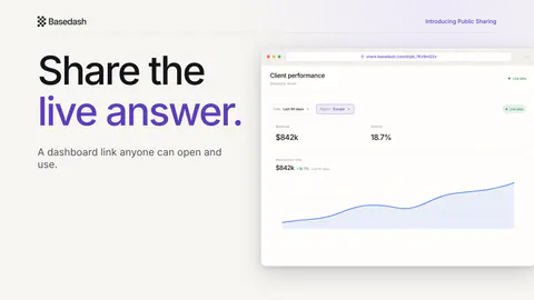 Introducing public sharing: live dashboards for anyone