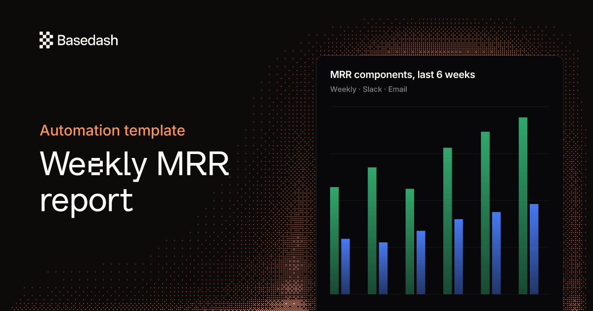 Mrt Report Example Weekly MRR report template (automated)