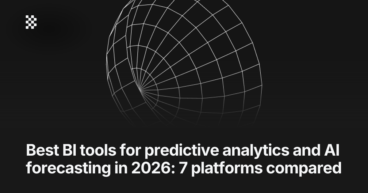 Best BI tools for predictive analytics 2026 | Basedash