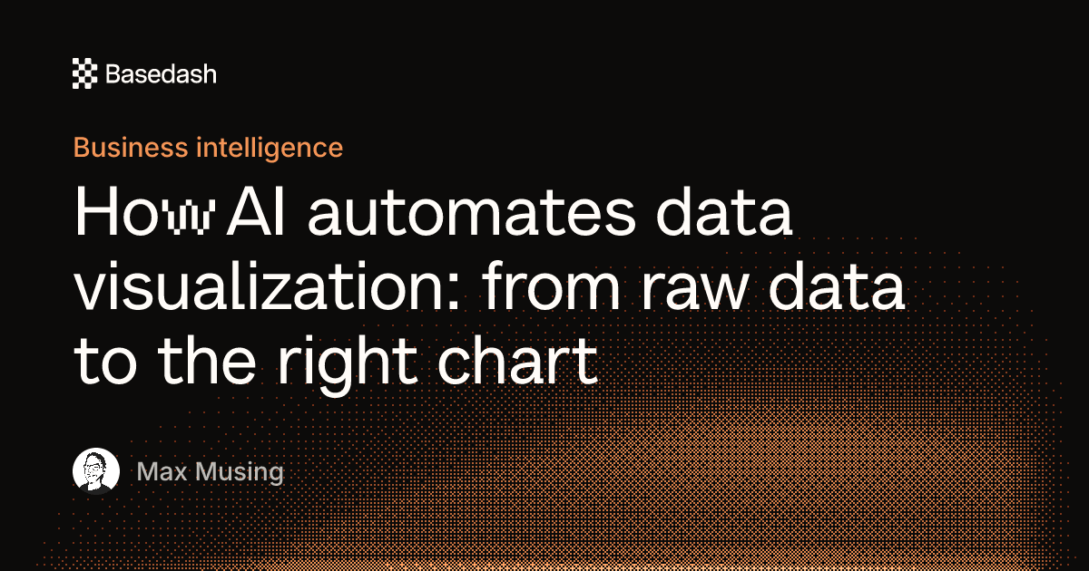 How AI automates data visualization | Basedash