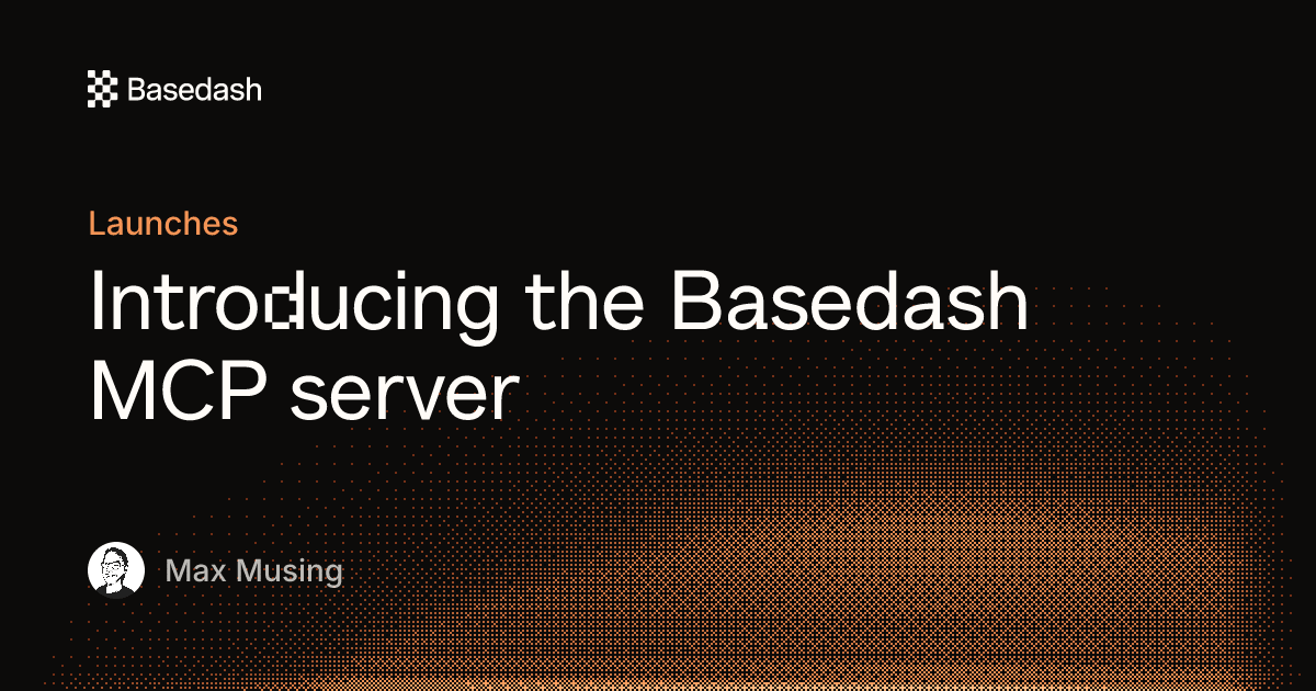 Introducing the Basedash MCP server | Basedash