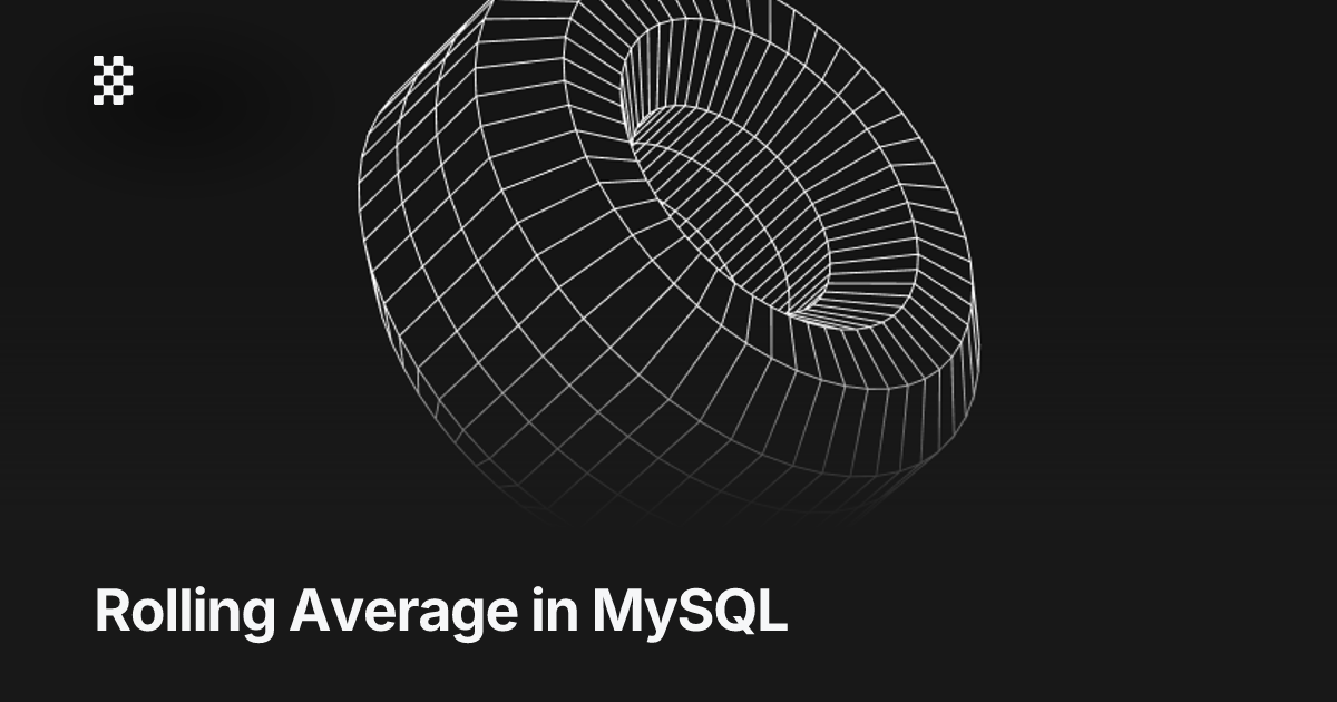 Rolling Average in MySQL | Basedash