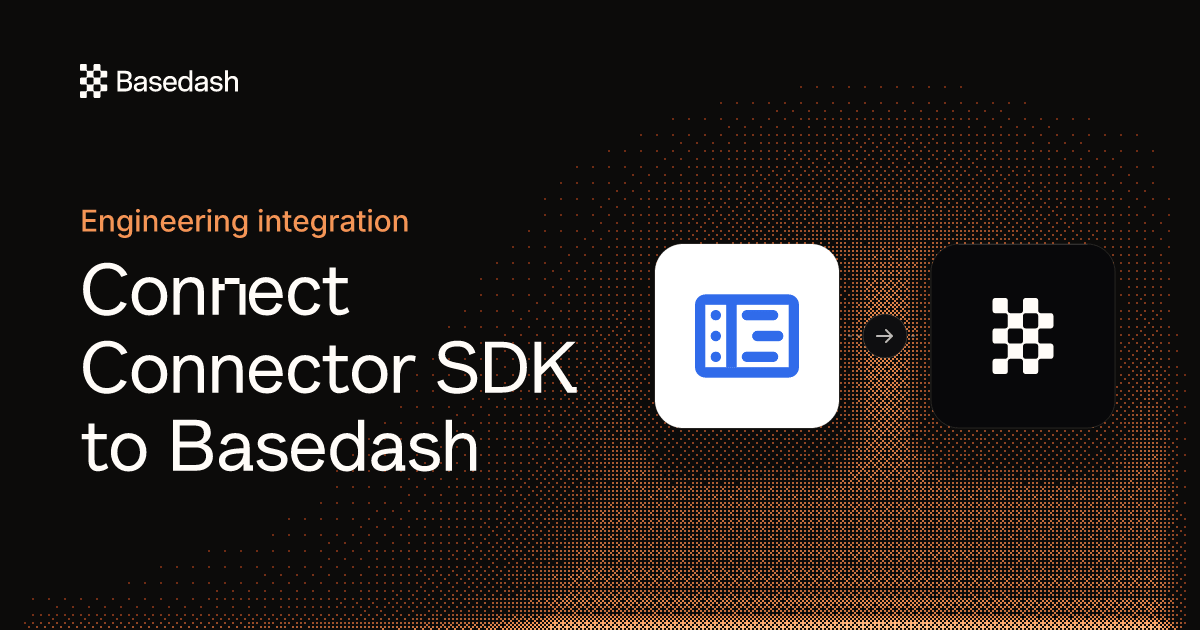 Connector SDK Integration | Basedash