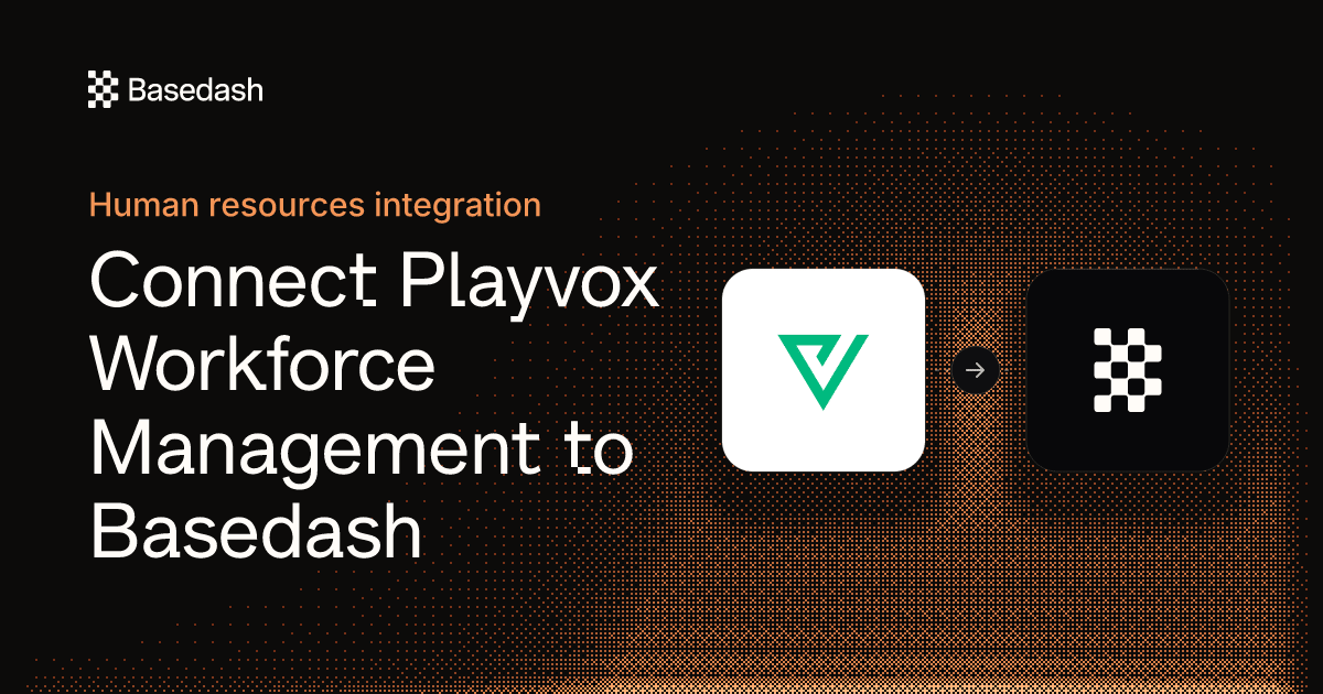 Playvox Workforce Management Integration | Basedash