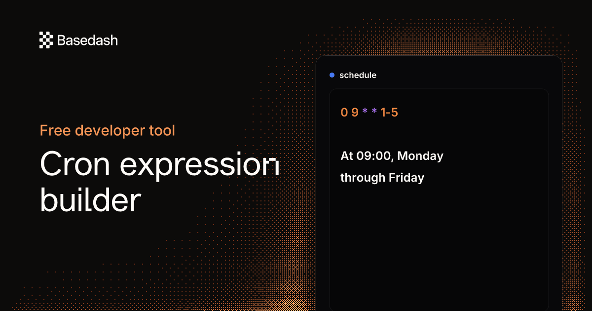 Free online cron expression builder — build and decode cron schedules ...