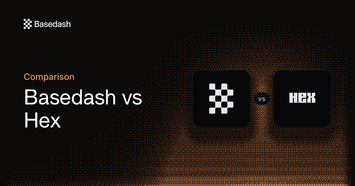 Basedash vs Hex: AI-native BI vs notebook analytics in 2026