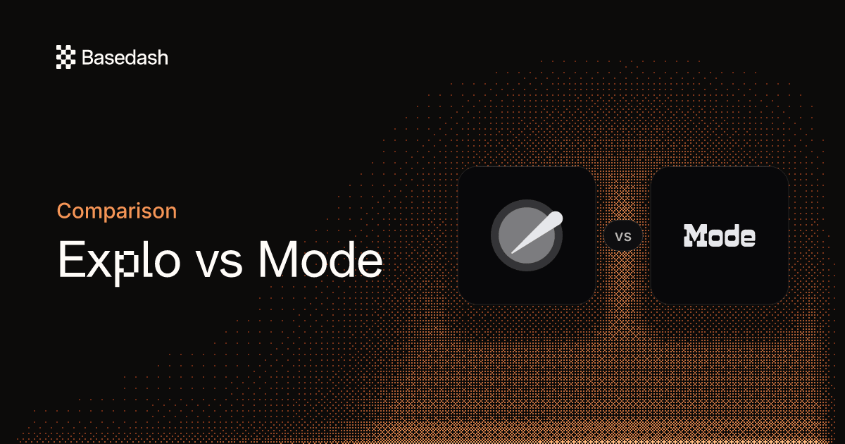 Explo vs Mode: embedded customer analytics vs SQL-driven internal ...